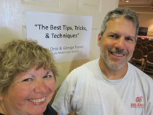 George and Diane give Tips, Tricks and Techniques seminar at Americade in Lake George, June 2013